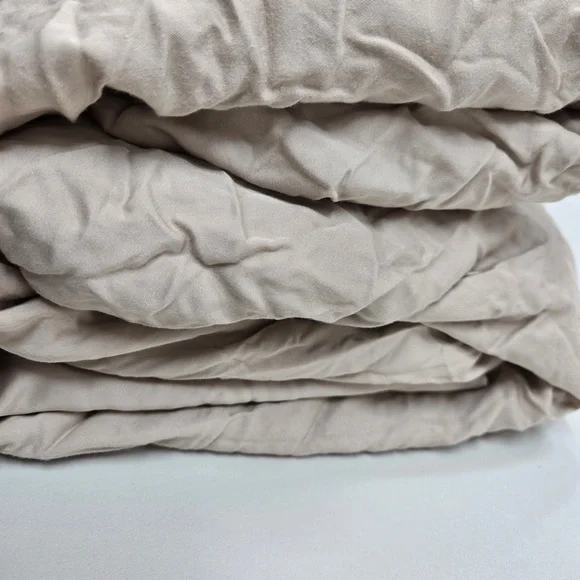 QUINCE Bamboo Fitted Sheet Set Queen Sand 6446 - Picture 8 of 11